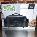 Eco+chef 14 Qt Roaster Oven Black Nib Enamel Pot+stainless Steel Rack. Fixed Price $64.95.