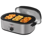 Sunvivi Electric Roaster Oven, 20 Quart, 3-COMPARTMENT Buffet Server,. Fixed Price $56.00.