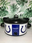 Crock Pot Indianapolis Colts Quart & Carry Slow Cooker SCCPNFL600. Fixed Price $133.49.