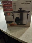 Brentwood Appliances SC130S Quart Slow Cooker New. Fixed Price $20.00.