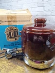 Vintage 1972 West Bend Qt Bean Pot Electric Ceramic Crock 3299 Box Clean. Fixed Price $34.99.