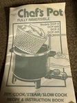 Dazey Chef's Pot Manual Models DCP-640 DCP-325. Fixed Price $9.99.