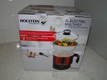 Nib Holstein Housewares 2L Electric Multipot Steamer Rack Spoon Egg Tray. Fixed Price $14.99.
