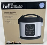 Bella Pro 20-CUP Digital Rice Cooker Stainless Steel. Fixed Price $46.54.