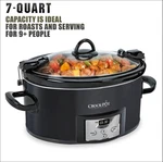 Crock-pot 7-QUART Countdown Slow Cooker Cooks Meals Around Your Schedule. Fixed Price $59.99.