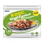 Kooc Slow Cooker Liners 13"X21" 20 Count, New-l (fits 3-8.5QT). Fixed Price $18.99.