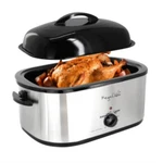 Megachef 22 Quart Electric Roaster Oven With High Dome Self-basting Lid. Fixed Price $78.58.