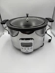 All-clad Serie SC03 Slow Cooker Stainless Steel Ceramic Electric Glass Lid. Fixed Price $129.99.