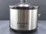 Crock-pot Little Dipper Slower Cooker Model 32041-C-NP Stainless Steel Clean. Fixed Price $12.99.