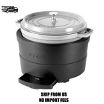 Staub Cast Iron - Accessoriesprecision Induction Multi Cooker, Black Matte. Fixed Price $349.98.