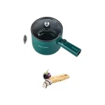 Green Hot Pot Electric Without Steamer, Cookware Lid, 1.9 Quarts,. Fixed Price $25.00.