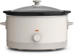 6.0 Qt Manual Slow Cooker, Ceramic Nonstick Coating, 3 Temperature Settings, Dis. Fixed Price $114.99.