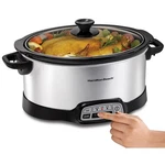 Hamilton Beach Silver 7-QUART Programmable Slow Cooker. Fixed Price $47.99.