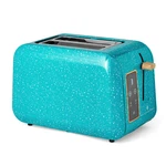The Pioneer Woman Digital 2-SLICE Toaster With Display, Teal Speckle. Fixed Price $33.92.