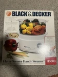Sealed Black & Decker HS800 Flavor Scenter Handy Steamer Food Rice Cooker. Fixed Price $150.00.