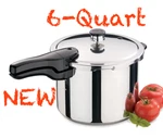 Presto 01264 Quarts Aluminum Pressure Cooker Silver - Brand New Free Fast Sh. Fixed Price $75.00.