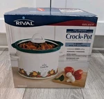 Rival Qt Crock Pot Slow Cooker Model SCR300 Fruit Pattern. Fixed Price $60.00.
