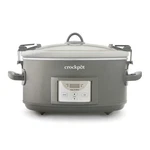Crock Pot 7 Qt And Carry Programmable Slow Cooker With Locking Lid, Grey. Fixed Price $68.20.