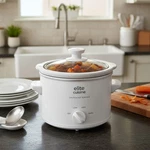 Elite Cuisine MST526 Small Slow Cooker 1.5QT Multi Setting Daily Meal. Fixed Price $14.99.