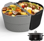 Silicone Slow Cooker Liners Fit For Crock Pot 6-8QT Divider Insert. Fixed Price $26.94.