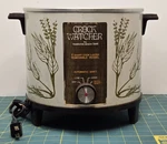 Vtg Crock Watcher Hamilton Beach Model 415 Slow Cooker 4QT Herb Base Replacement. Fixed Price $25.00.