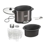 Brands 2-IN-1 Xl Programmable Slow Cooker & Electric Indoor Smoker, 10 Quart,.... Fixed Price $316.01.