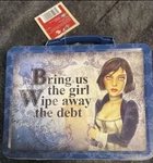 2K Bioshock Infinite Elizabeth Lunch Box Bring Us The Girl Wipe Away Debt. Fixed Price $11.00.