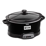 Weston 03-2300-W 7 Qt Programmable Slow Cooker With Latch Strap. Fixed Price $69.99.