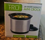 Tru Stainless Steel Mini Crock .65-QT. Fondue Sauce Dip Party Nib. Fixed Price $19.99.
