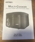 Ultrex Model 14003 Multi Cooker, Deep Fryer, Steamer, Slow Simmer, Saute. Fixed Price $80.00.
