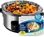 Crock Pot Liners, 60 Count 10.5" X 17.5" Small Size Slow Cooker Fits 1-3. Fixed Price $19.20.