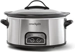 6 Quart Programmable Slow Cooker With Timer And Auto Food Warmer Setting, Stainl. Fixed Price $135.98.