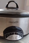 Crock-pot #SCVP609 Slow Cooker Black Stainless Steel **flawed Handle**. Fixed Price $29.97.