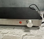 Costway Electric Food Warmer W/tempered Glass Top, 2-SIDE Handles, 15 X 12. Fixed Price $14.00.