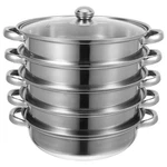 Yarnow Stainless Steel Steamer Pot 5 Tier Multifunctional Silver Color. Fixed Price $110.99.