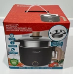 New Brentwood Ceramic Interior Multi-function Hot Pot Electric Cooker HPS-3172BK. Fixed Price $39.99.