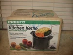 Presto 6 Quart Electric Multi Cooker Kitchen Kettle New In Box. Fixed Price $49.90.