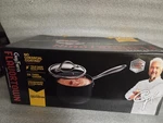 Guy Fieri Flavortown Laser Titanium 2-QUART Sauce Pan With Lid. Fixed Price $50.49.