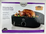 Rival Qt 20-LB Turkey Roaster Oven Model CKRVRS14-BHD Roast, Bake, Slow Cook. Fixed Price $45.99.