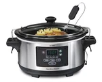 Hamilton Beach Portable 6 Quart Set & Forget Slow Cooker Stainless Steel. Fixed Price $102.36.
