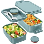Jelife Bento Box Adult Lunch 72OZ Stackable Large, 2-GREEN. Fixed Price $17.58.
