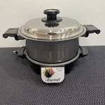 Vtg Americraft 4 Qt Stainless Steel Pot W/ Lid & Electric Cooker, Kitchencraft. Fixed Price $499.99.