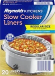 Reynolds Kitchens Slow Cooker Liners, Regular (fits 3-8 Quarts), 20 Count. Fixed Price $18.49.