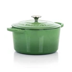 Crock-pot Dutch Oven Pistachio Green 5 Qt Round Cast Iron Nonstick Lid Durable. Fixed Price $70.06.