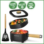 Multifunction Portable Electric Hot Pot Ceramic Nonstick Fry Pan Travel Cooker. Fixed Price $47.20.