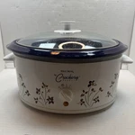 Vintage West Bend The Crockery Cooker Slow Pot Model 84293. Fixed Price $45.00.
