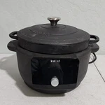 Instant Pot Electric Round Dutch Oven 6 Quart 1500W Slow Cooker Red Not Working. Fixed Price $89.95.