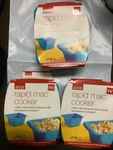 3 Rapid Bowl Cookers Microwave Boxed Macaroni And Cheese 5 Minutes.. Fixed Price $20.99.