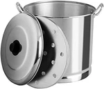 30-QUART Tamale Steamer Pot With Rack & Lid (aluminum) For All Stoves,. Fixed Price $96.05.