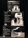 3 Crofton Appliances - 1.5 Qt Slow Cooker, Stand Mixer, Belgian Waffle Maker. Fixed Price $75.00.